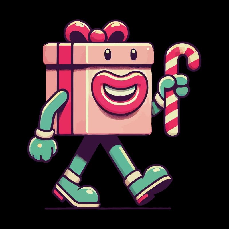 Merry Christmas Gift Mascot