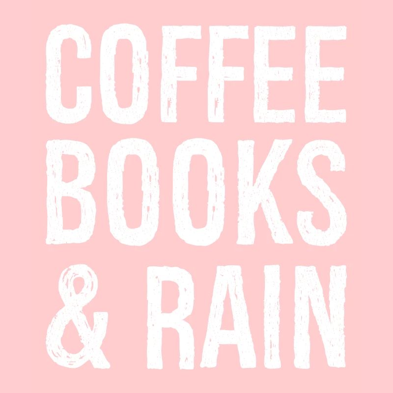 café livres pluie chemise drôle