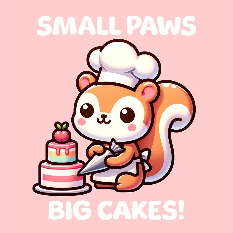 Pastry chef squirrel