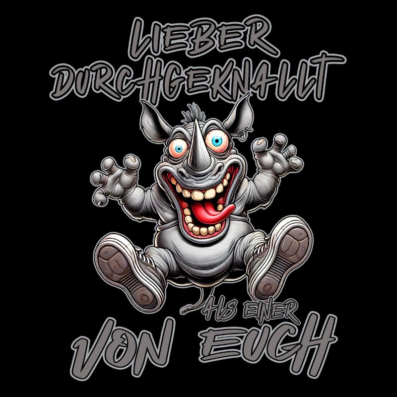 Nashorn Lieber durchgeknallt als einer von euch