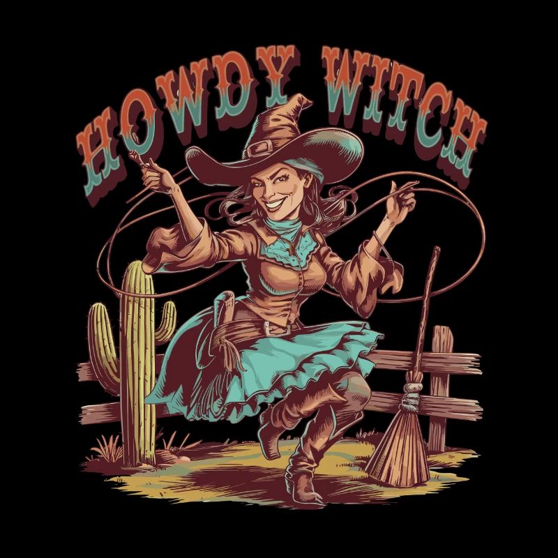 Howdy Witch Lasso Artwork