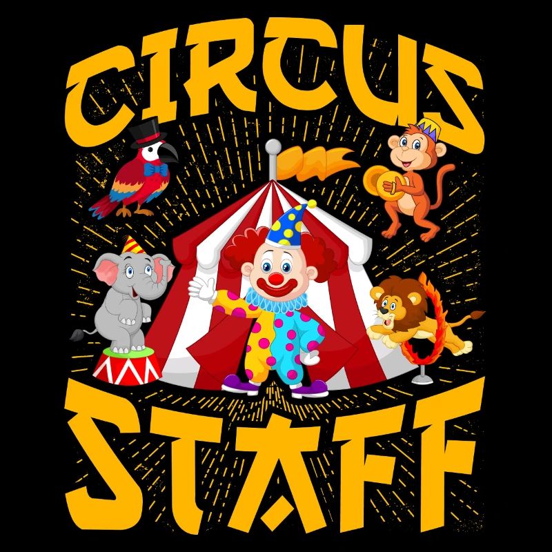 Mitarbeiter des Zirkus