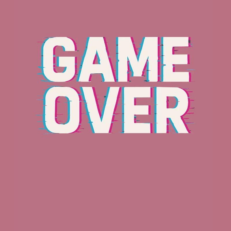 Game Over – Glitch Effect