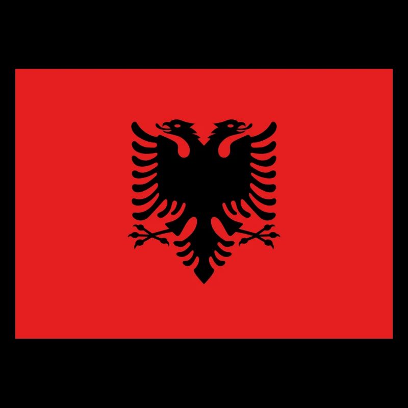 Drapeau de l'Albanie