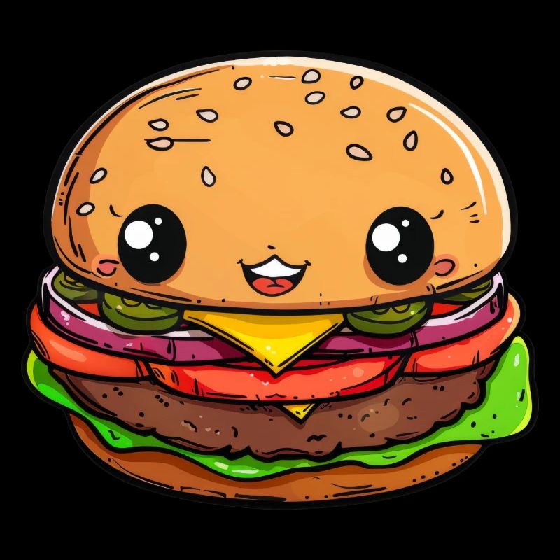 Lustiger Burger Comic