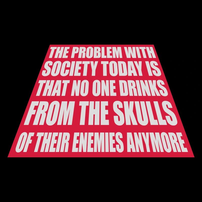 drinks from enemies skulls