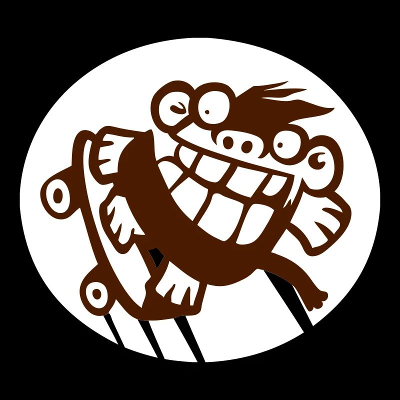 Planche à roulettes de singe!