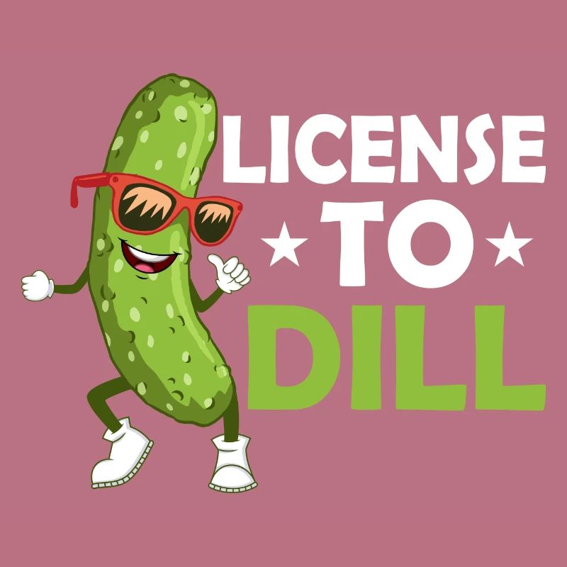 Licence pour cornichon au concombre à l’aneth