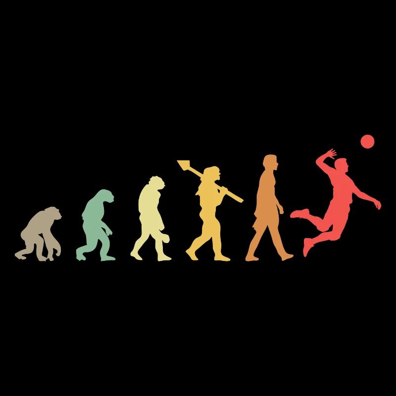Joueurs de volley-ball Evolution
