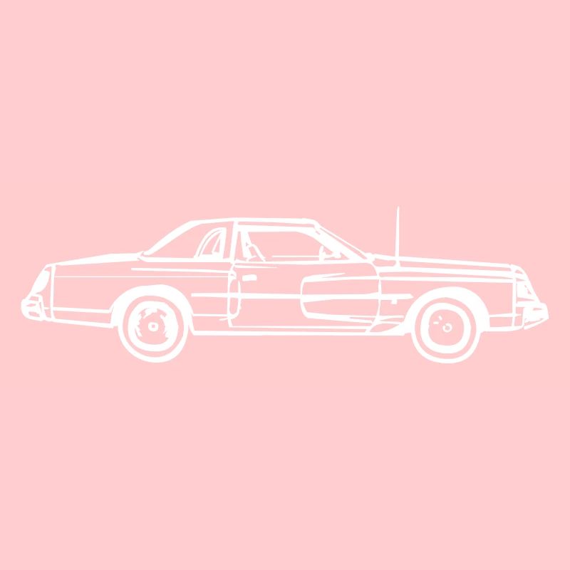 Langes Auto mit Antenne