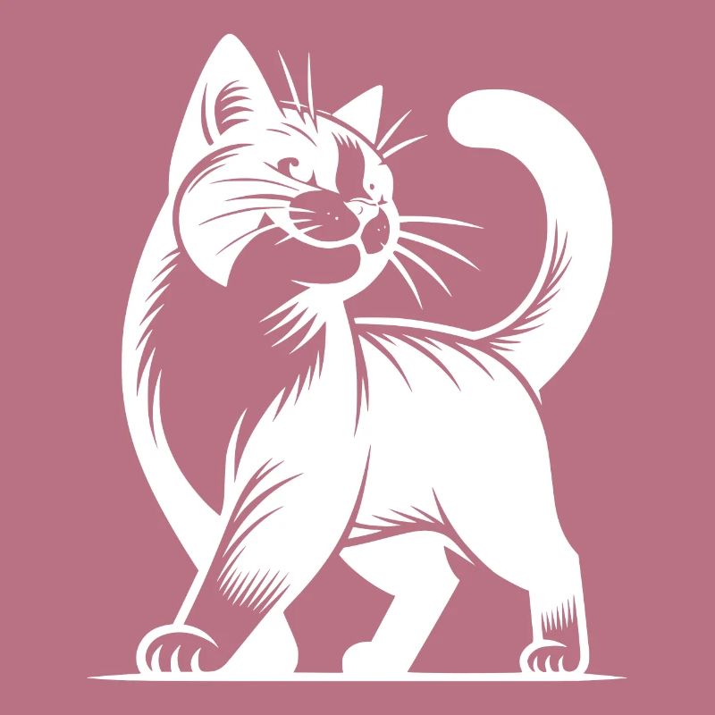 Elegante Stuben Katze mit süssem Blick