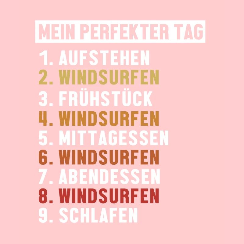 Windsurfen Perfekter Tag Sailboarding Surfer