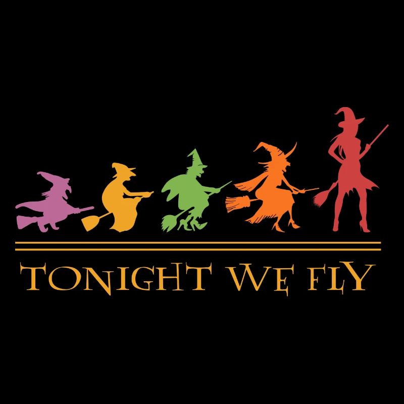 Witch Evolution Halloween Witches tonight we fly