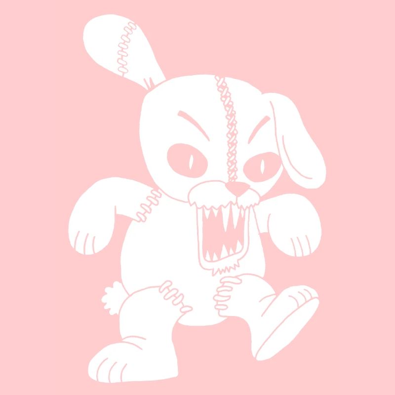 Lapin blanc monstrueux