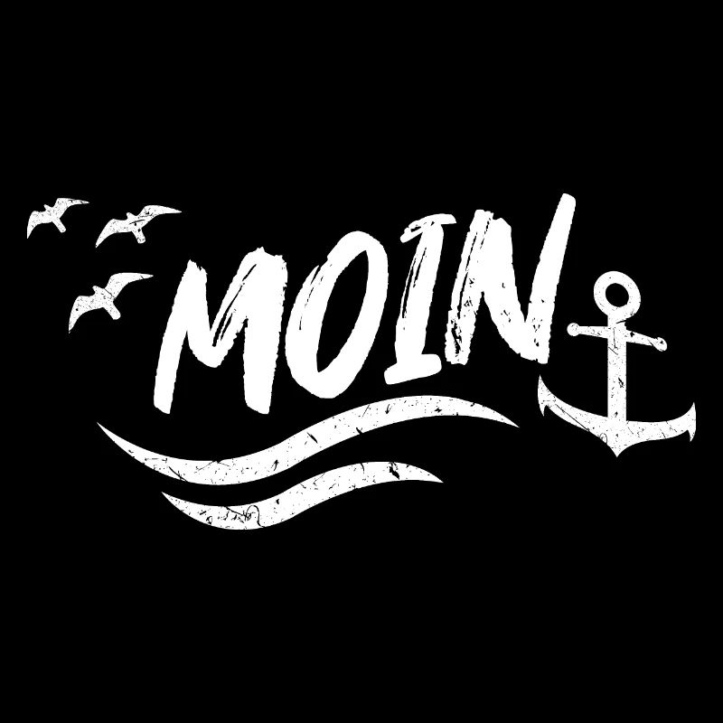 Moin Anker Welle - Geschenk für Seefahrer