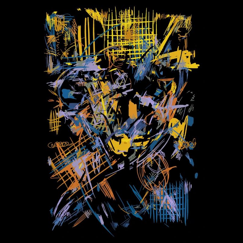 Abstrakte Kunst - Scifi