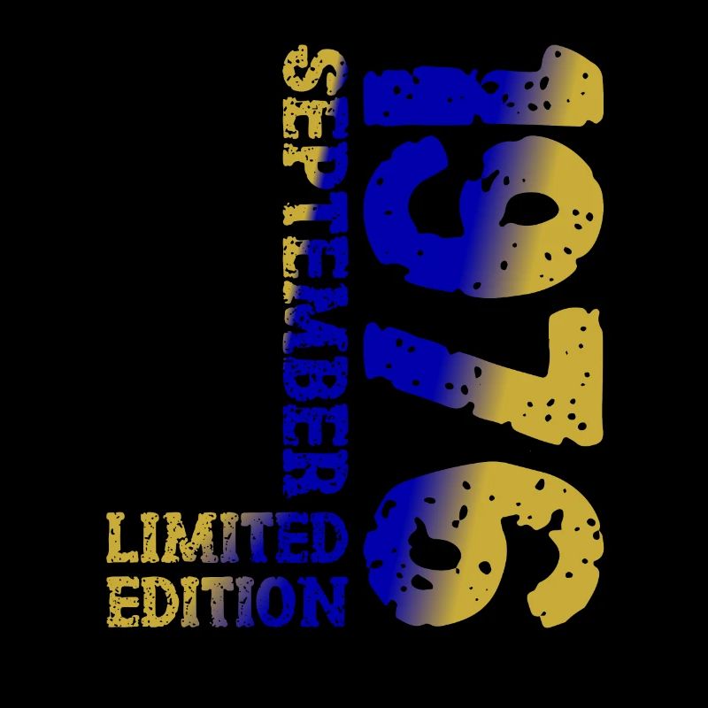 1976 September Limited Edition 47. Geburtstag Deko