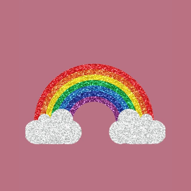 Glitzer Regenbogen