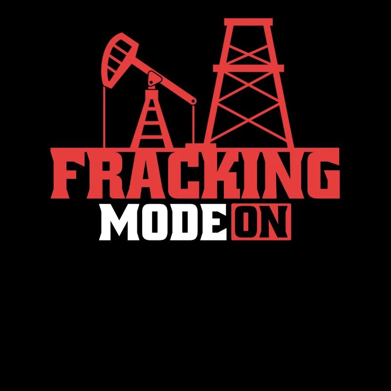 Ölfeld Bohrinsel Fracking