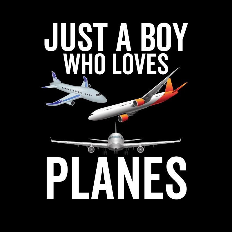 Nur ein Junge, der Flugzeuge liebt