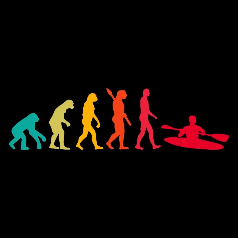 Evolution Graphic Kayaking Canoe Rowing Rower Padd