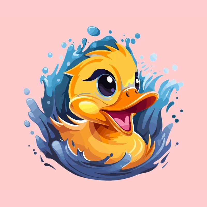 Cute Squeaky Ducks Design