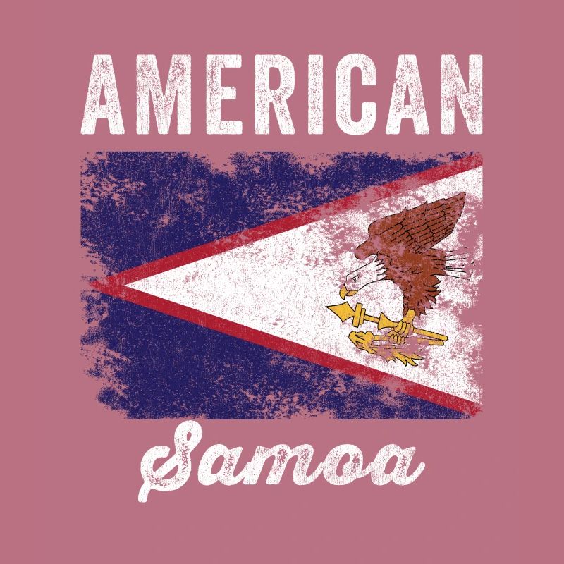 American samoa Flag Distressed