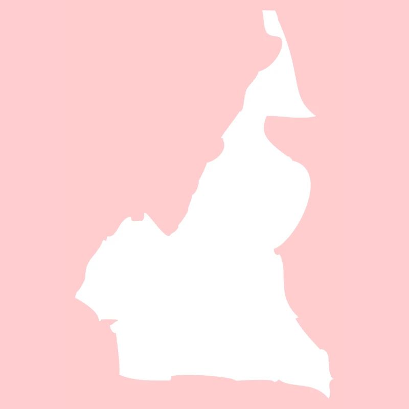 Drapeau de la carte du Cameroun