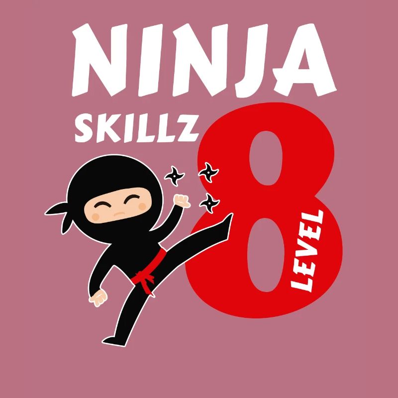 8 Jahre 8. Geburtstag Junge Ninja Samurai Geschenk