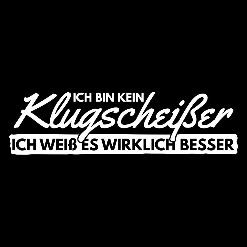 Klugscheißer Besserwisser Klugscheisser Geschenk