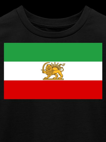 Lion and Sun Iran Flag
