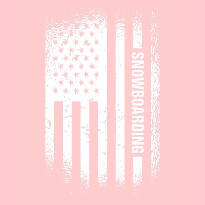 Sport Us Flag Snowboarding