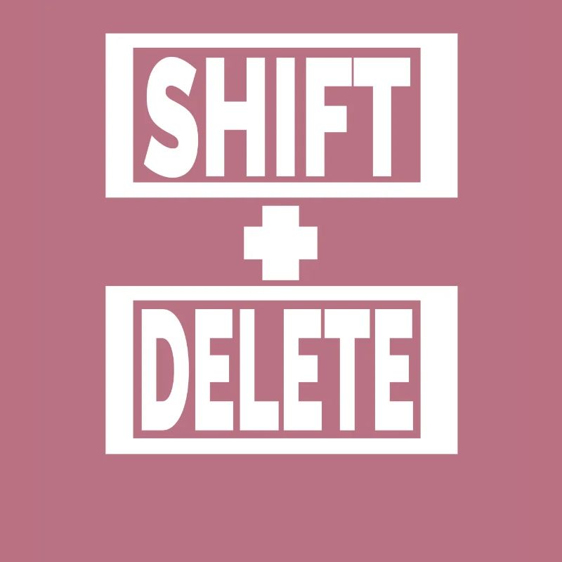 style de vie du clavier SHIFT+DELETE