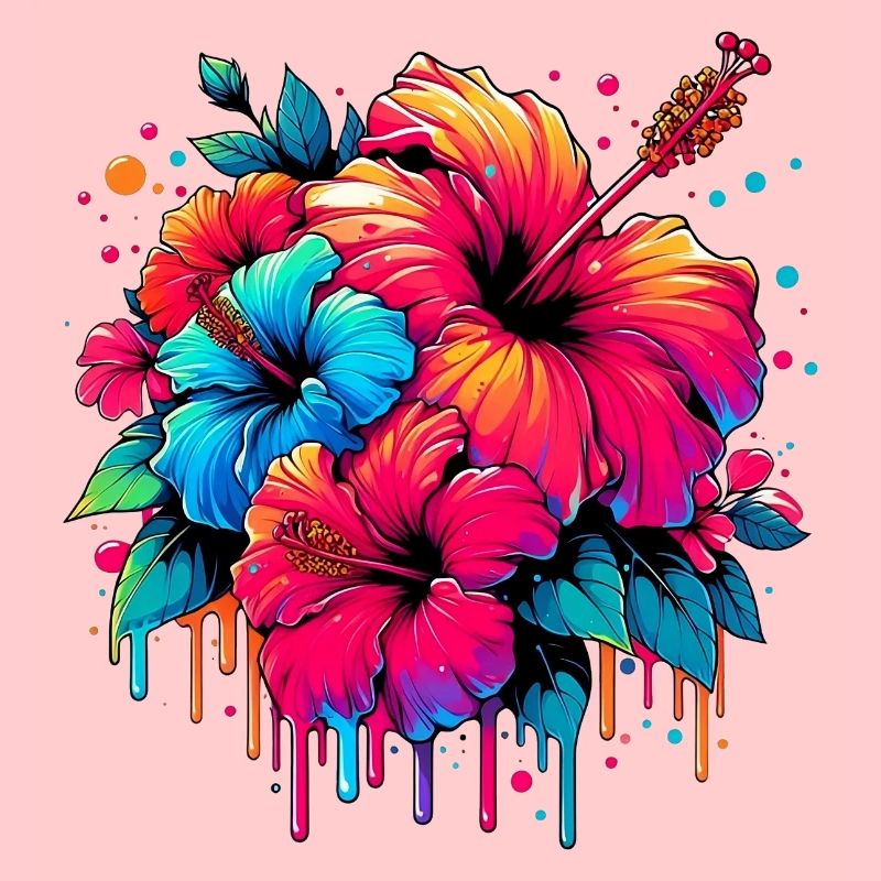 Fleurs d’hibiscus