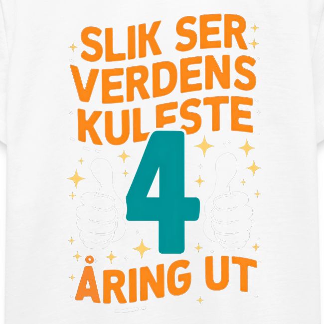 Verdens kuleste 4-åring - Gave til 4-åring