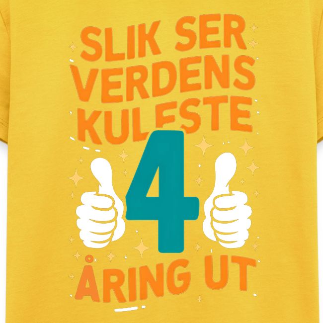 Verdens kuleste 4-åring - Gave til 4-åring