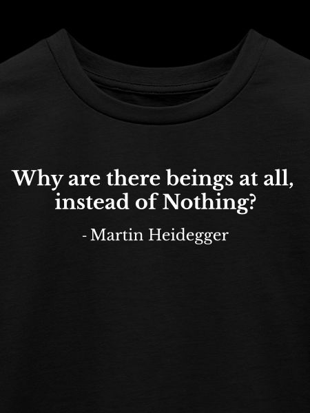 Heidegger Zitat Tee