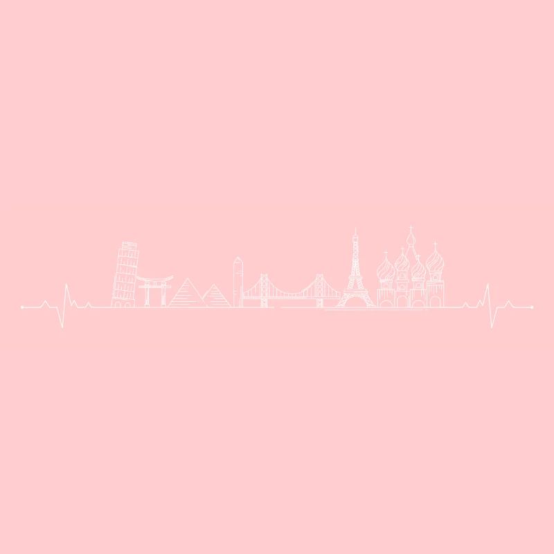 Heartbeat landmarks skyline