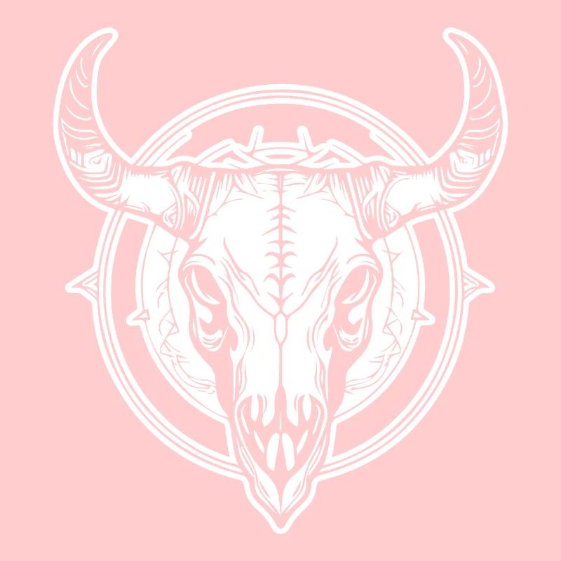 Cow Skull Boho
