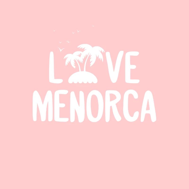 Love Menorca Insel Liebe Geschenk