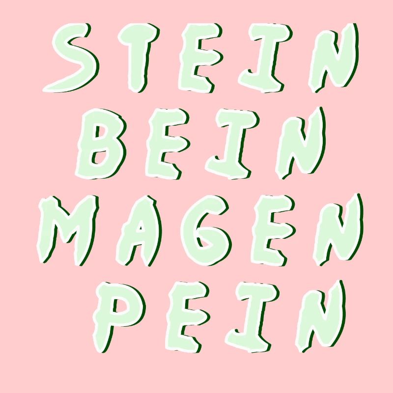 pierre jambe estomac pein
