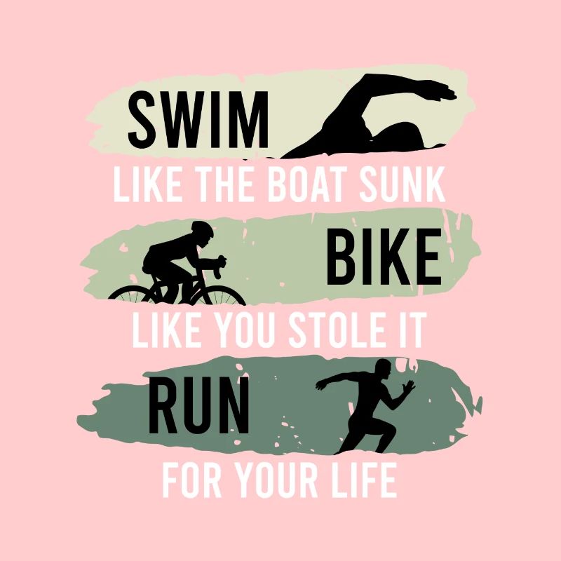 Lustiger Spruch Triathleten Triathlon Geschenk