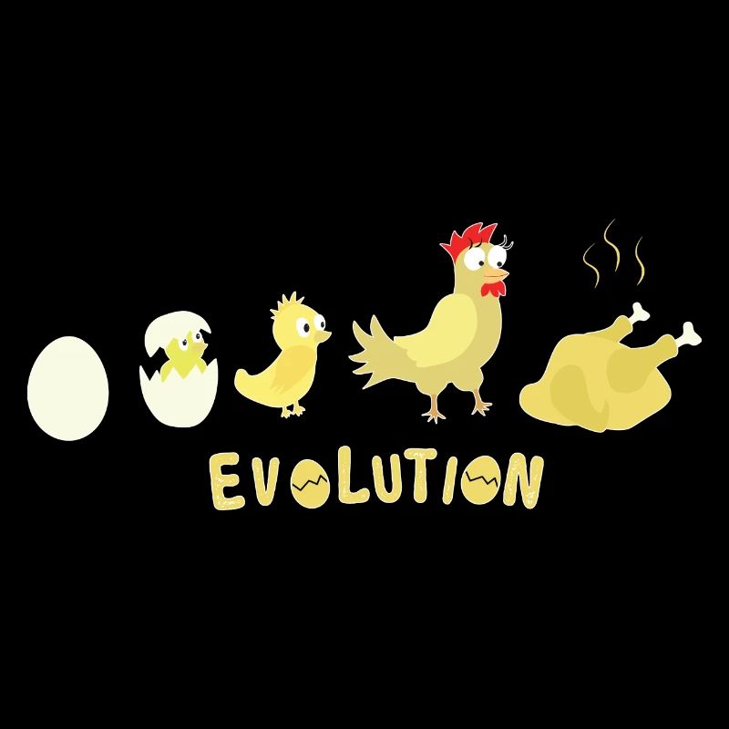 Evolution Oeuf Poulet Rôti Poulet BBQ Barbecue