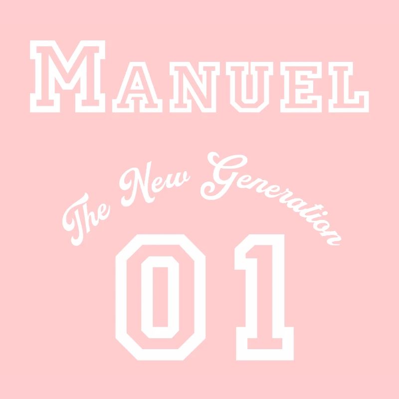 Prénom: Manuel - « La Nouvelle Génération », Blanc