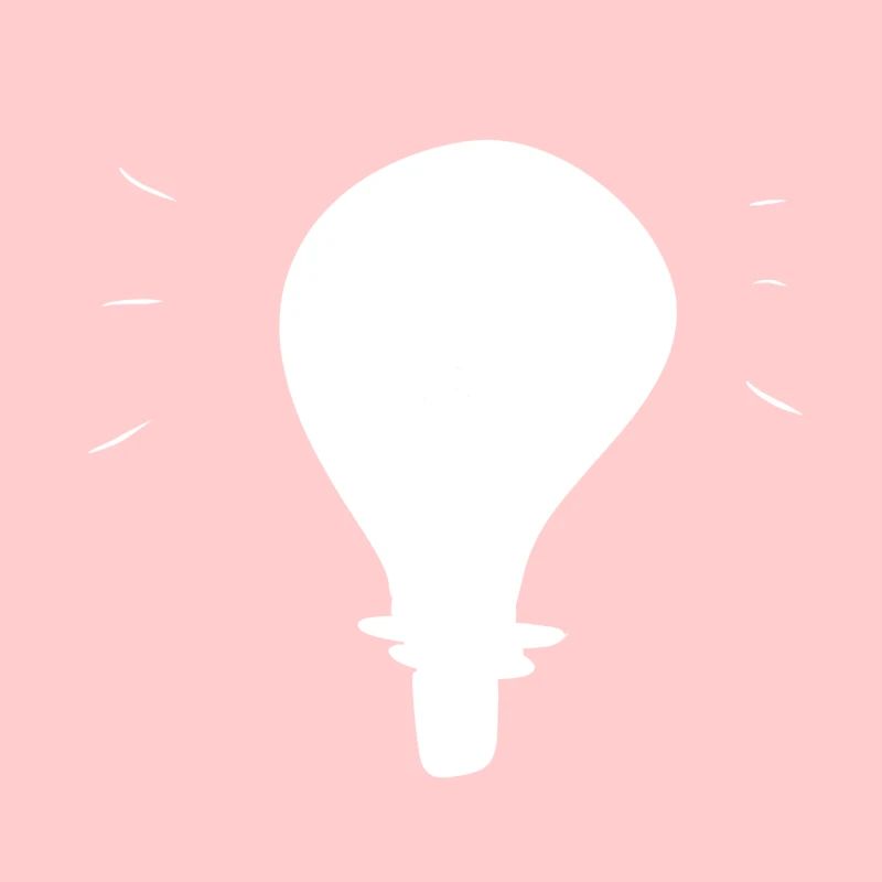 light bulb light symbol glow