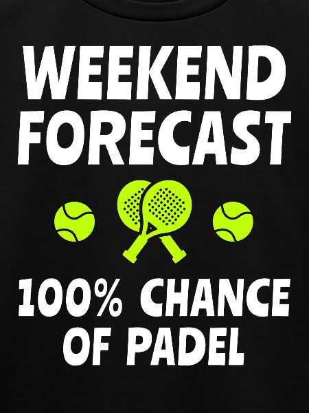 Padelspiller Sjov Padel Tennis Grafisk Padel