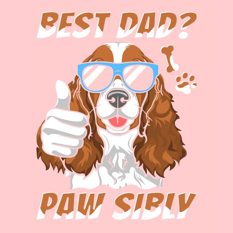 Cocker Spaniel Father Best Dad Pawsibly