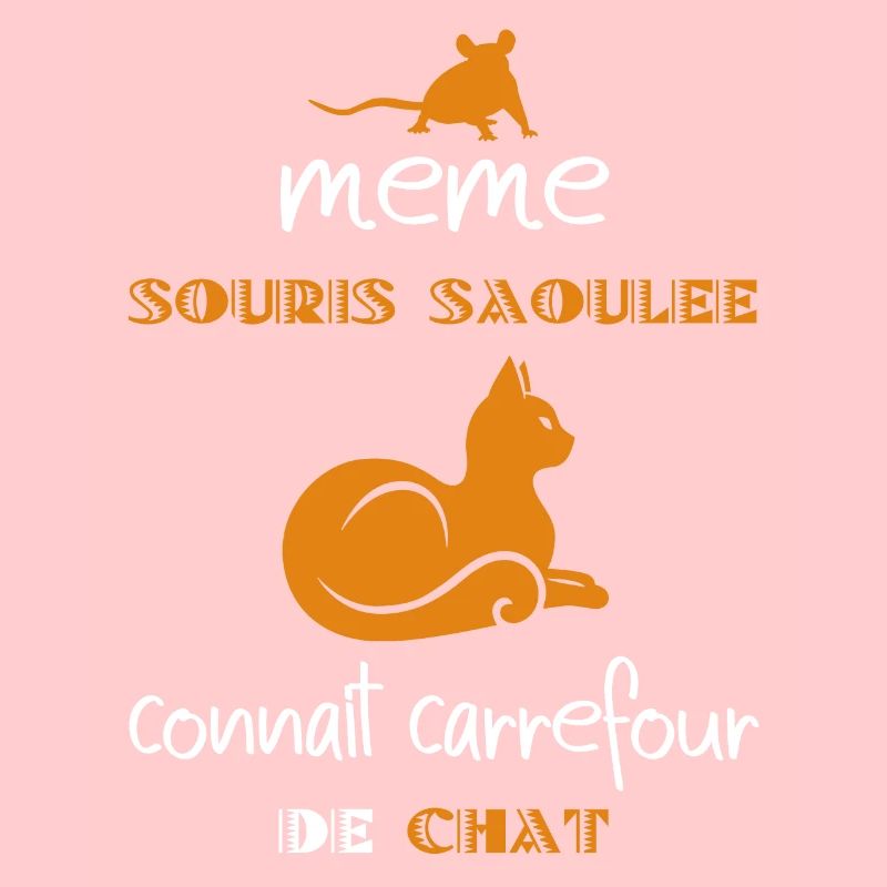 Même souris saoulée connaît carrefour de chat