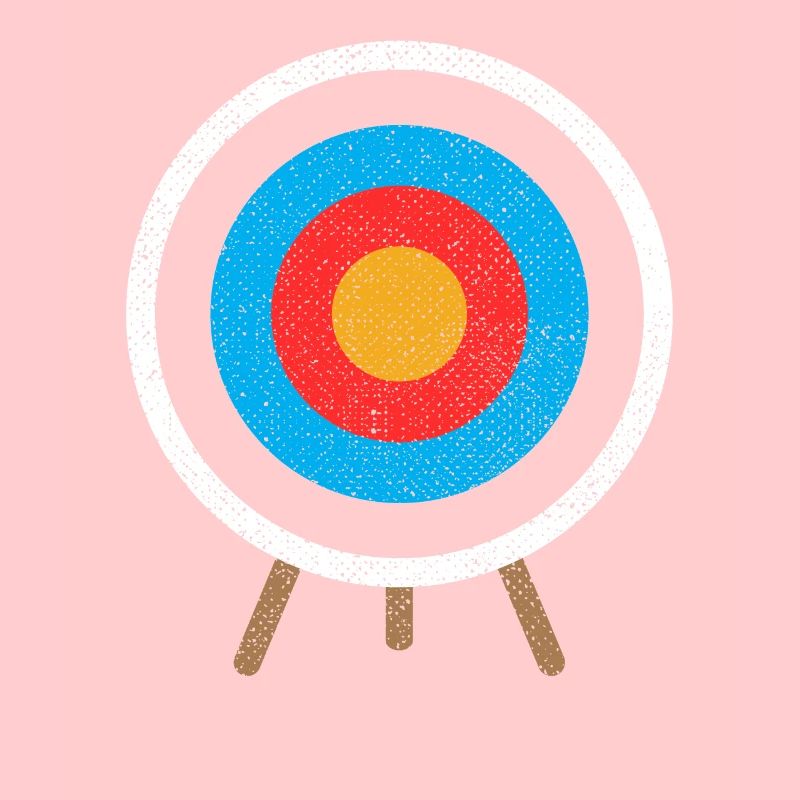 Bow archer aiming target arrow gift