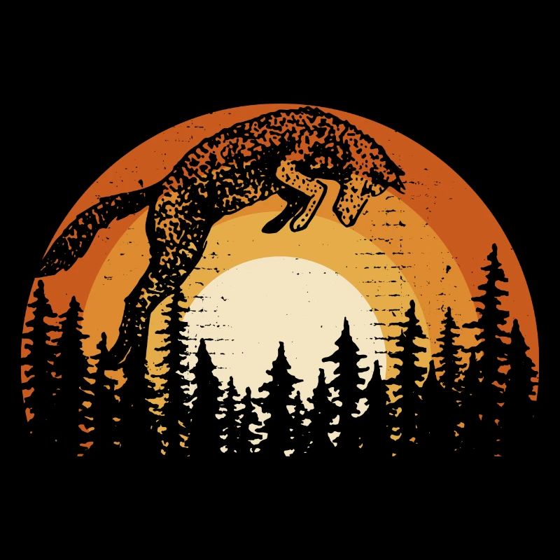 Retro fox shirt